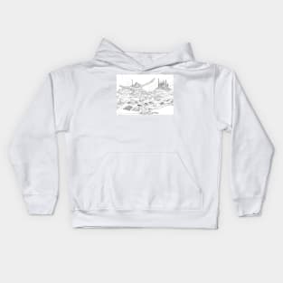 Flying On Polly Over Capira Kids Hoodie